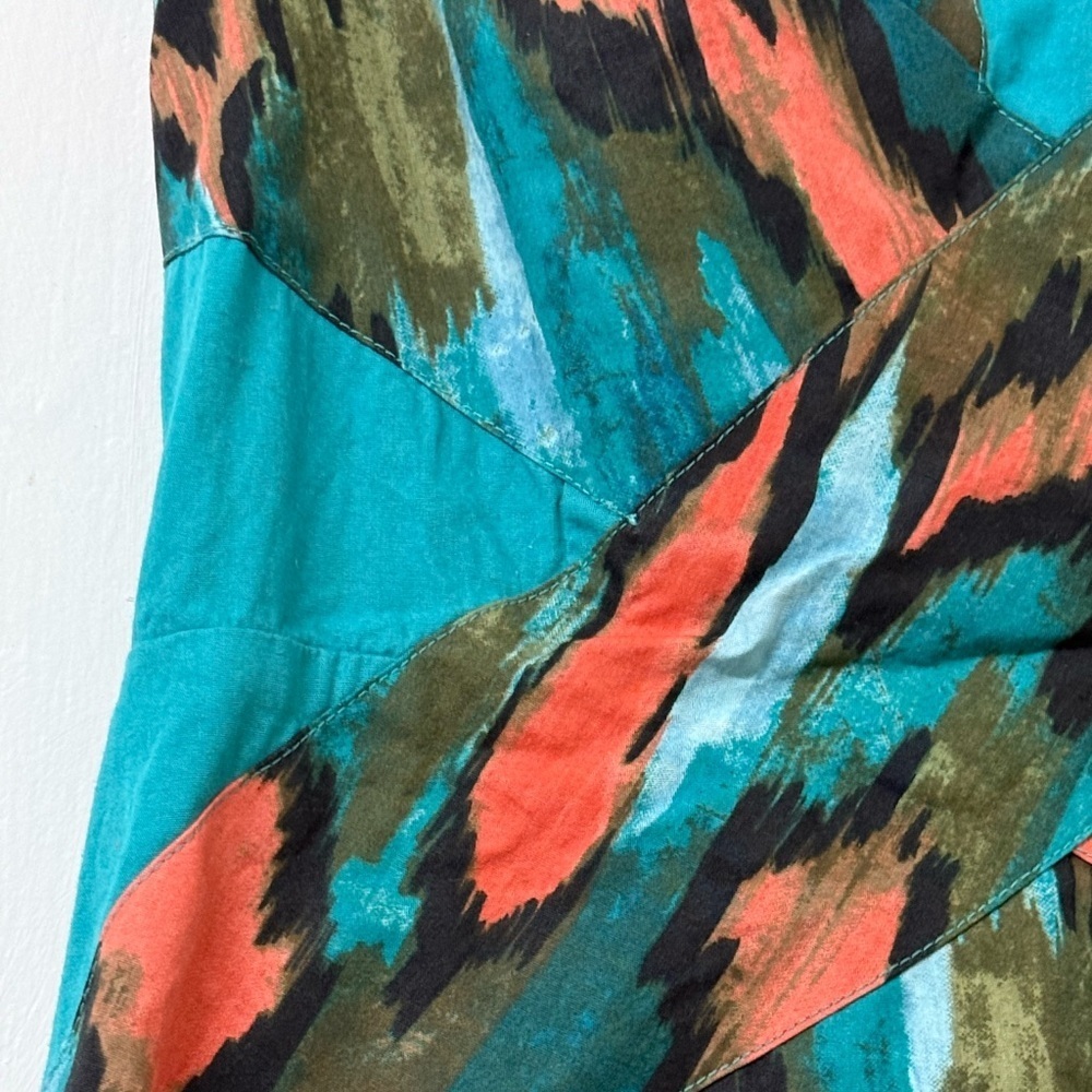 Anthropology girls from savoy Elegant Kids Formal Dress in Teal and Coral - Picture 8 of 16